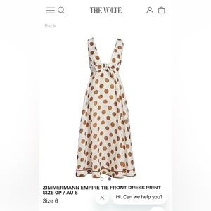 Zimmermann Empire Dress